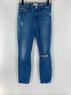 Jen 7 Blue Ankle Skinny Pants Jeans Size 0 Gently Used